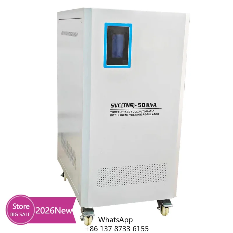 2026New Customized Best Selling 3 Phase Servo Voltage Stabilizer 100kva 220v 380v 460v
