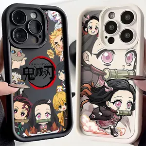 Casing Ponsel Pembunuh Iblis Anime Panas untuk iPhone 16 15 14 13 12 11 Pro Max Mini XR X X 7 8 6 6s Plus Penutup Belakang TPU Lembut 10 casing ponsel pembunuh iblis penjualan terbaik iphone - №