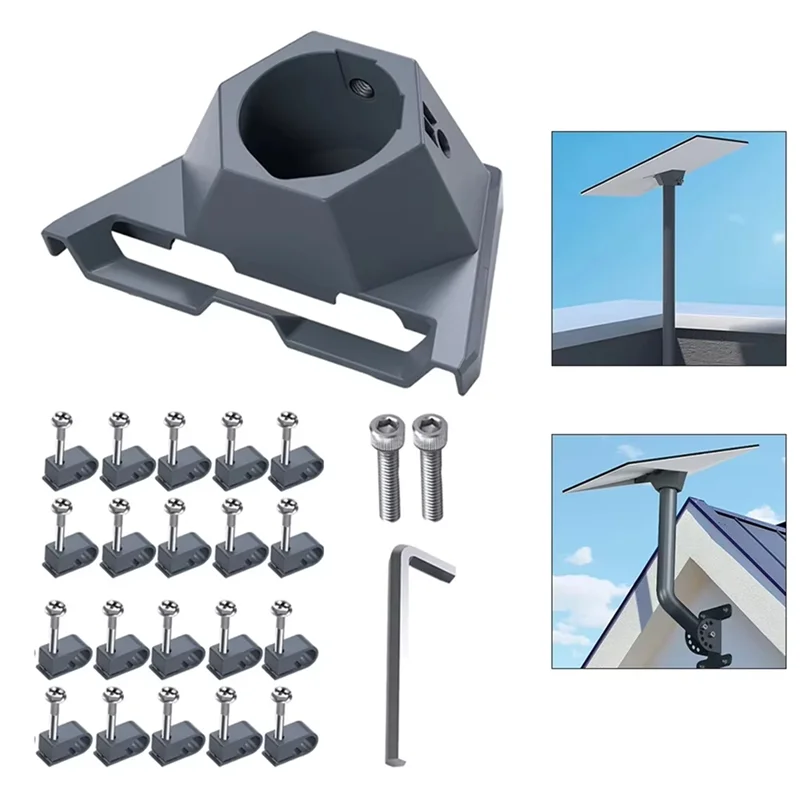 

【VIP-Exclusive!】For Starlink Gen 3 Mounting Bracket Base Kit For 32-62Mm Pole Pipe With Tools Cable Clamp For Starlink Antenna