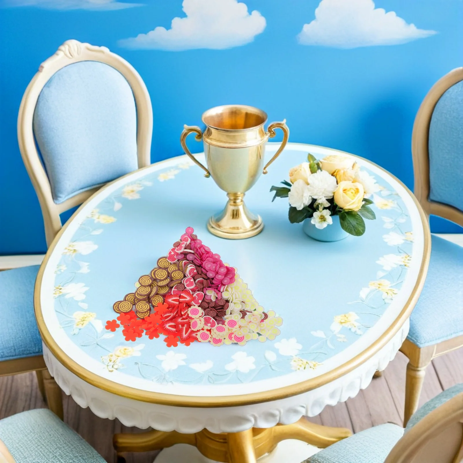 

40 Pack Simulated Food Clay Sprinkles Decorate Dollhouse Miniature Fake Vegetable