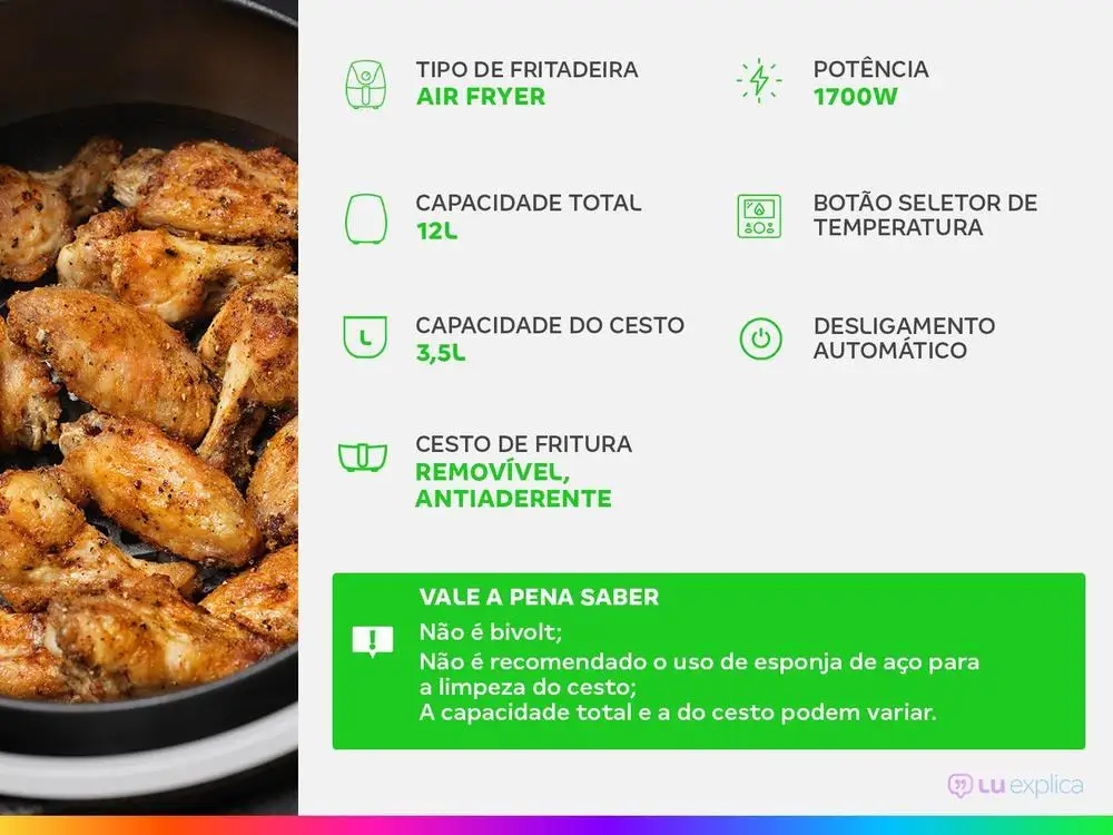 مقلاة كهربائية بدون مقلاة هوائية ، فرن زيت بجهد V