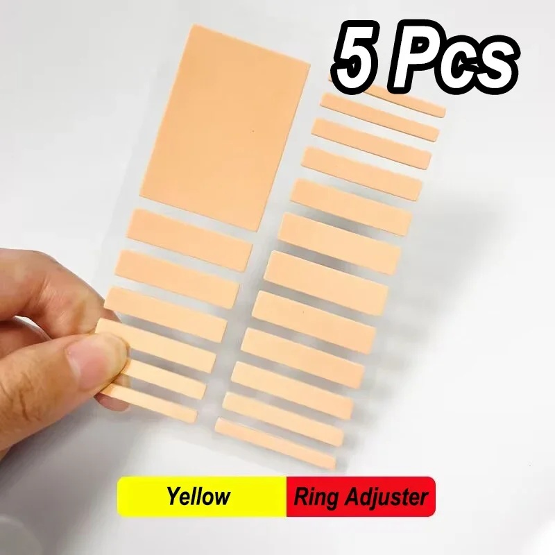 Onzichtbare Siliconen Ring Sizer Richter Stickers Zelfklevende Resizer Reducers Fit Elke Losse Ring Anti-Slip Anti-verloren Guard