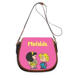 Cute cartoon Mafalda 3D Print New Fashion Women borsa a tracolla borse di lusso borse da donna borsa a tracolla con cerniera borsa a tracolla da donna