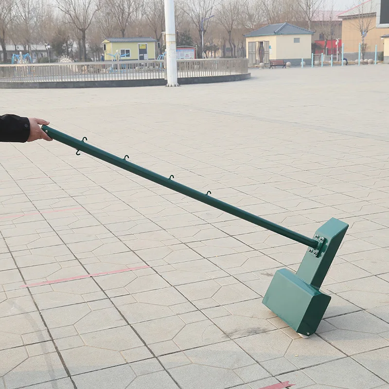 Portable Movable Steel Tube Badminton Pole Outdoor Sport Equipment 155cm Standard Indoor Badminton Net Post