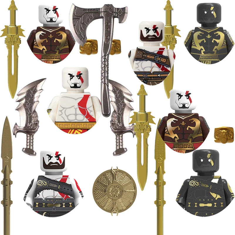 

God Of War Kratos FT19-19 Кирпичи Клинок убийцы демонов Строительные блоки Мини-фигурки Кирпичи Развивающие игрушки «сделай сам» Подарки