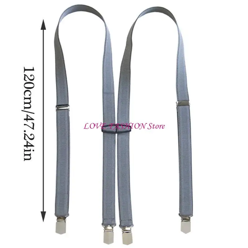 Le bretelle a forma H maschile H per lavoro con clip metallo regolabile per evento formale Y166