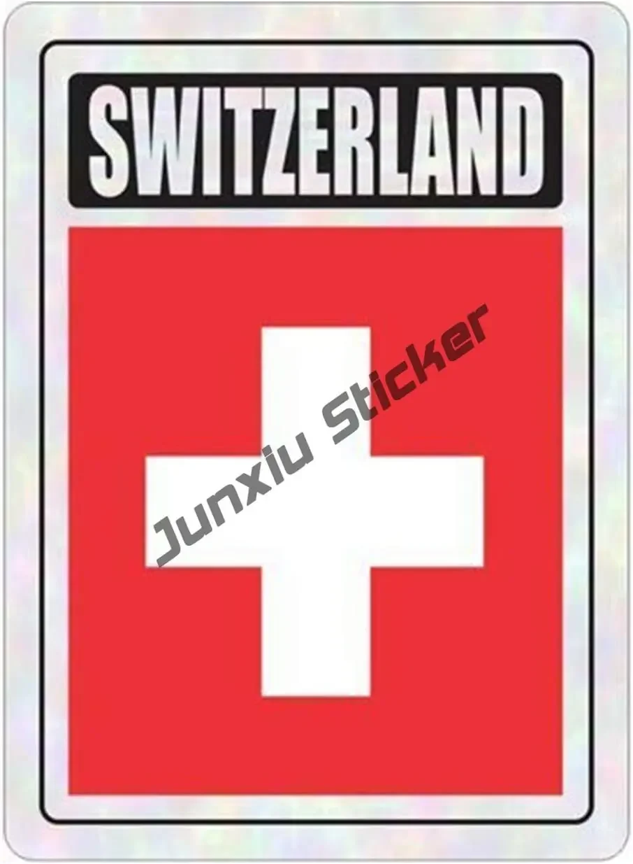 Auto Car Sticker for Trunk Bumper Fender Window Decals Stickers - Europe National Flag Denmark Espana Germany Austria Decal Flag