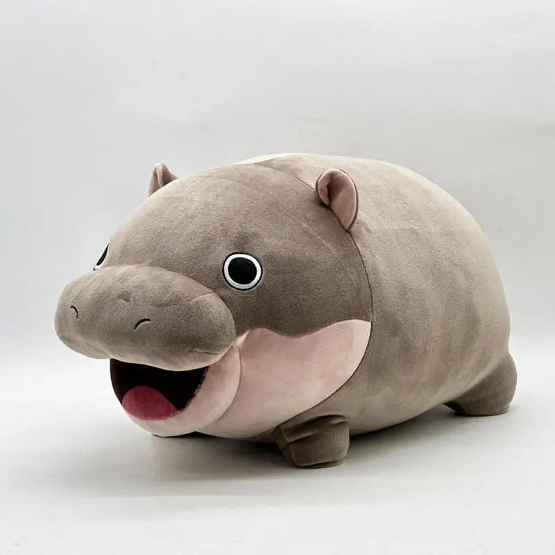 Cute Hippo Plush Toys Cartoon Animal Hippopotamus Stuffed Doll Huggable Stuffed Animals Fashion Throw Pillows for Kids Gifts