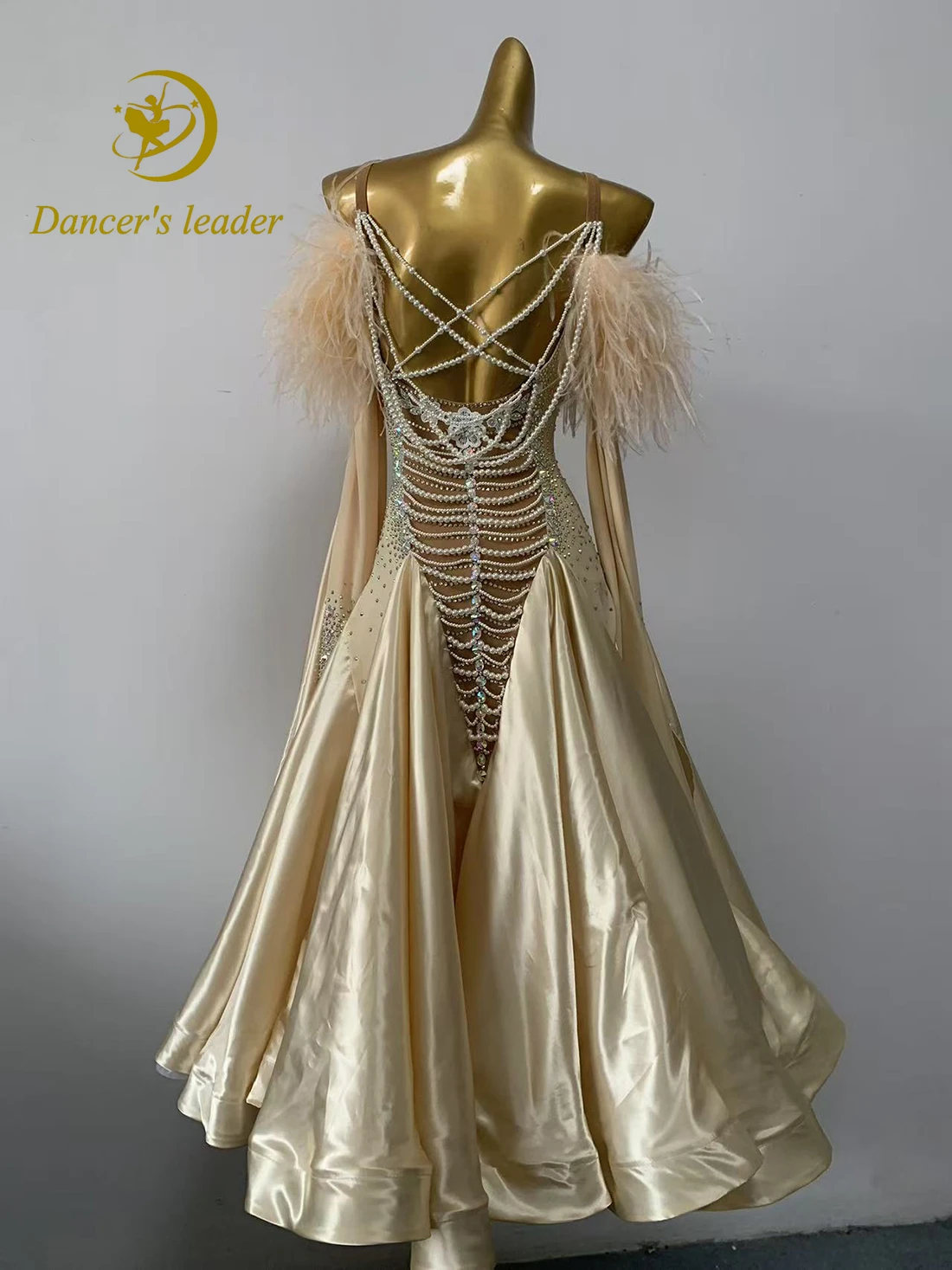 Latin Dance Adult Children'S Dress Rhinestone High-End Custom Leopard Print Tassel Tango Women'S Professional Clothing
