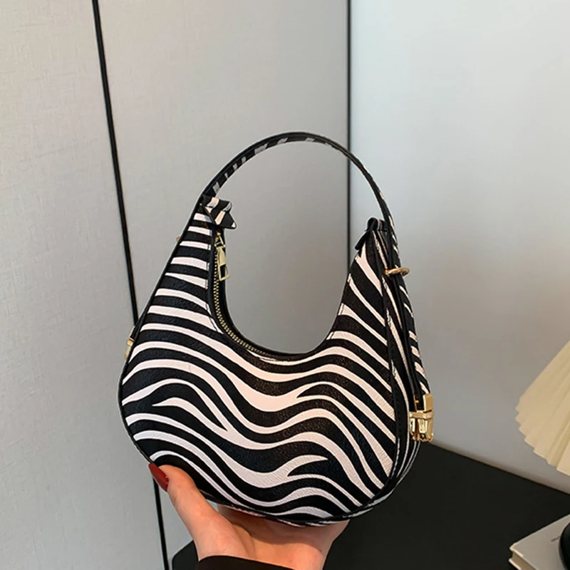 Neue Kuh Muster Schulter Tasche Für Frühling/Sommer Vielseitige frauen Tasche Personalisierte Koreanische Leopard Muster Unterarm Handtasche – Detail 18