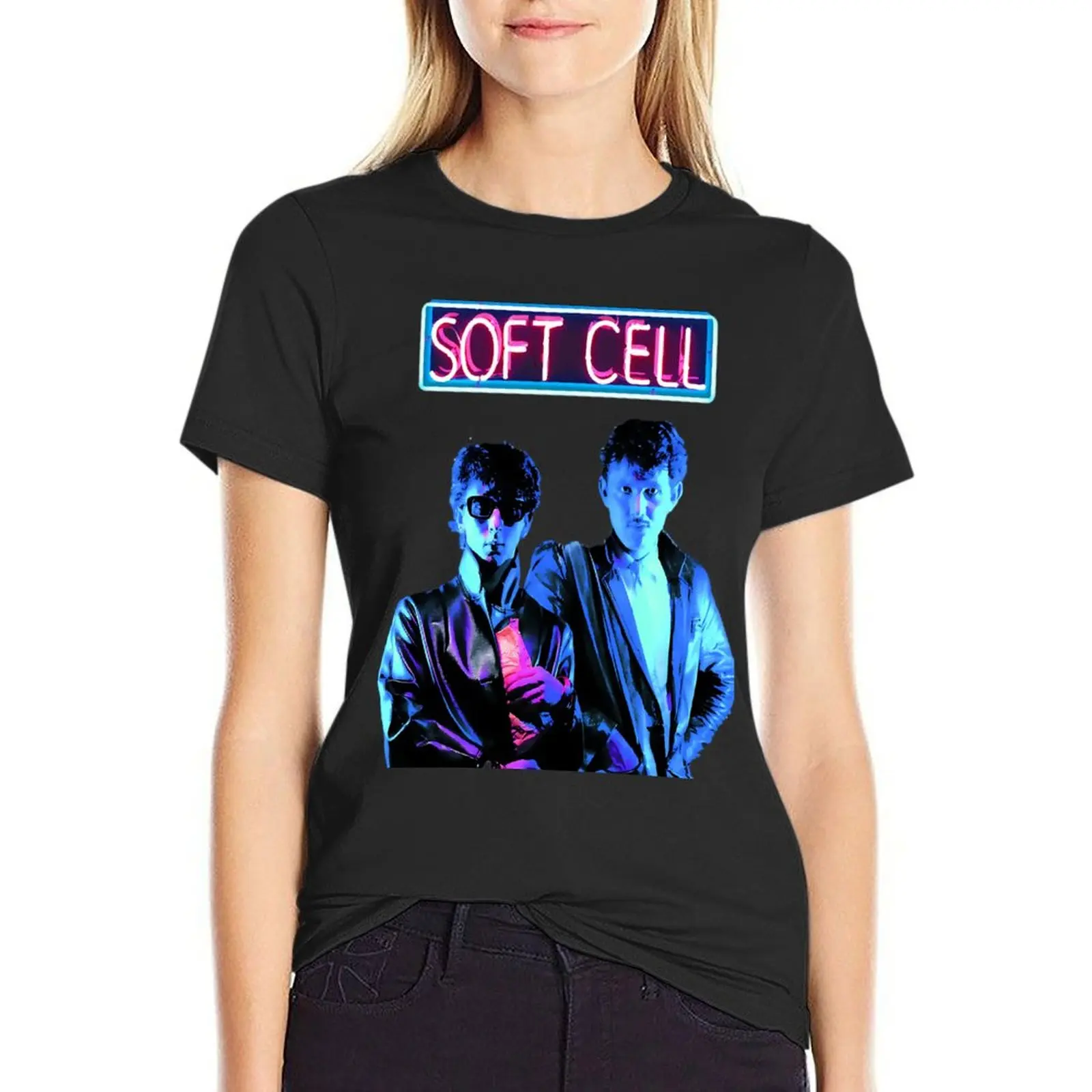 Soft Cell T-Shirt oversized hippie clothes t-shirts for Women pack