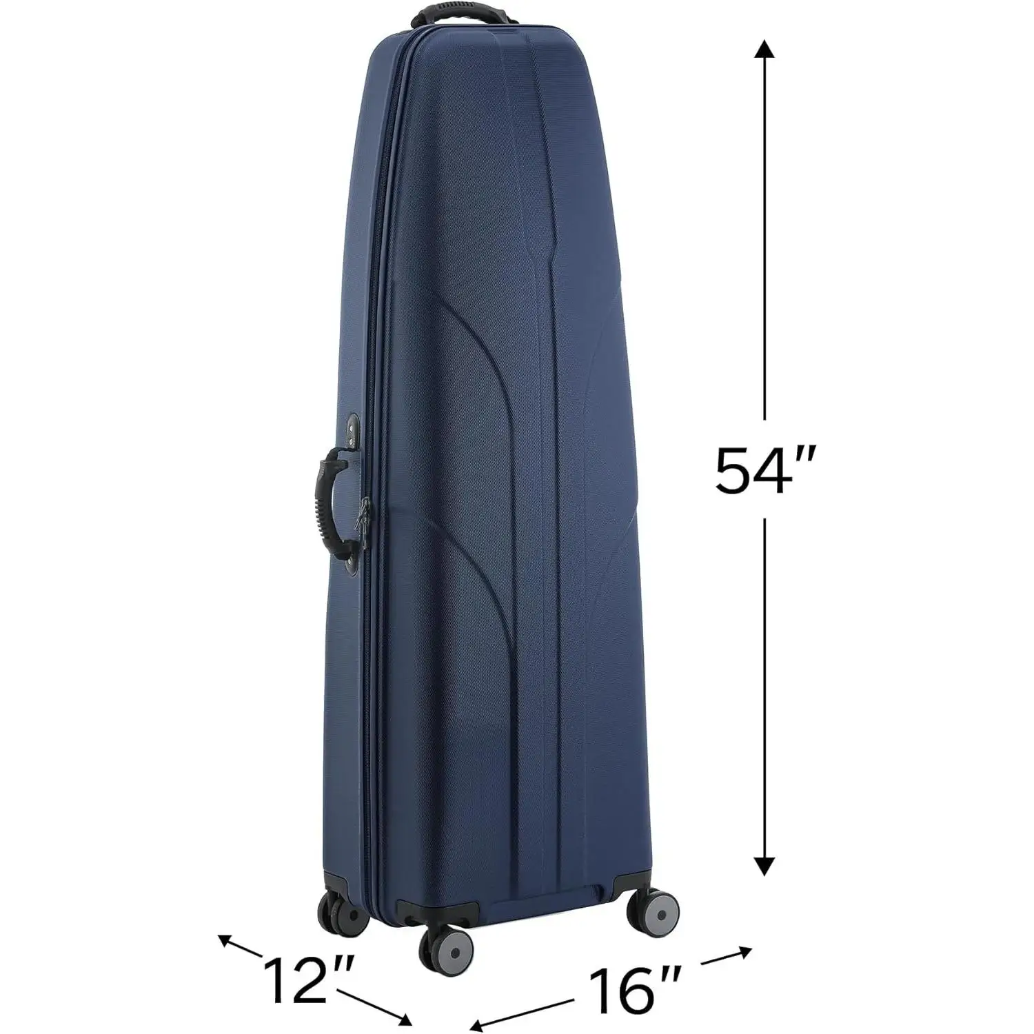Golf 6850 Hard Case Golf Travel Bag, Lightweight & Durable ABS Shell, Multi-Directional Wheels