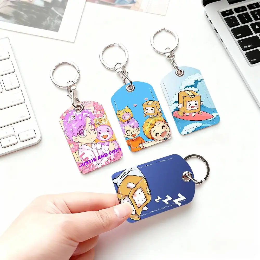 

Cute L-LankyBox Card Holder Suitable For Student Bus Subway Bank Gym and Keychain Loss Prevention