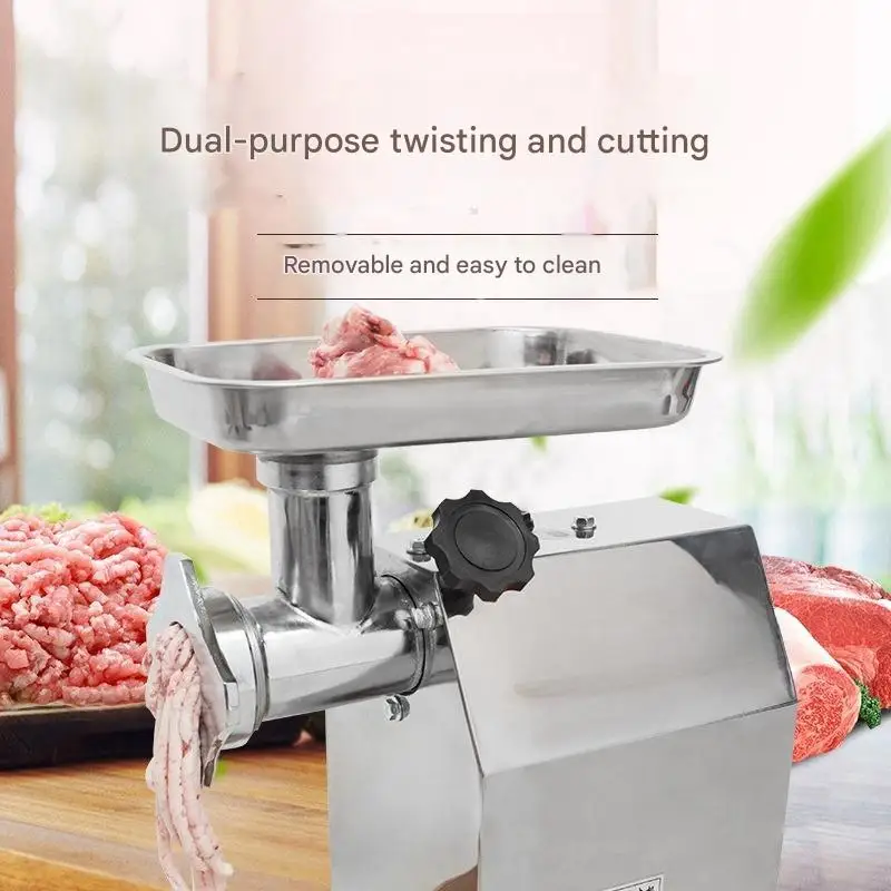 

Meat Grinder Machine Size: 460*250*490mm Voltage 110V/220V Electric Meat Grinder