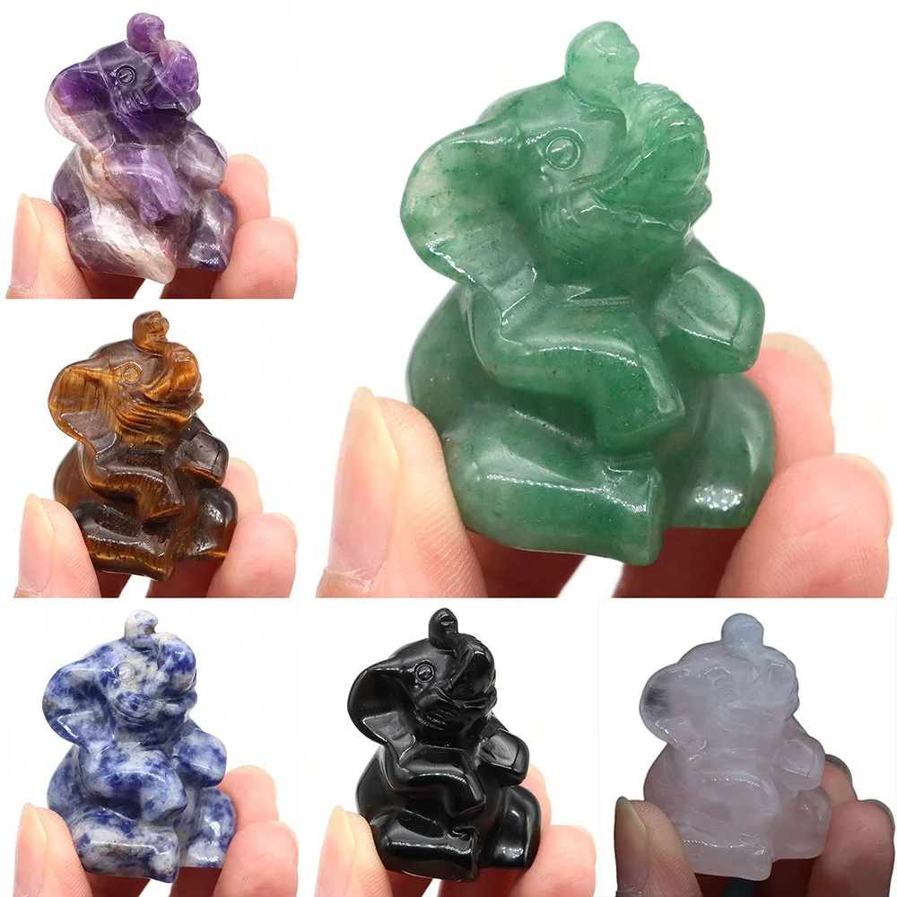 تمثال فيل كوارتز وردي كريستالي طبيعي ، جمشت وأسبج ، تمثال حيوانات ، مشغولات حجرية ، شفاء ريكي ، فنغ شوي ، ديكور منزلي