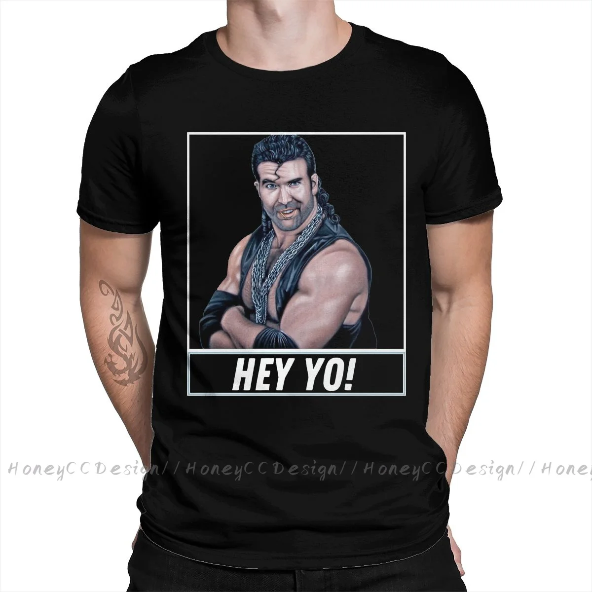 High Quality Men Razor Ramon Black T-Shirt Scott Hall Pure Cotton Shirt Tees Harajuku TShirt