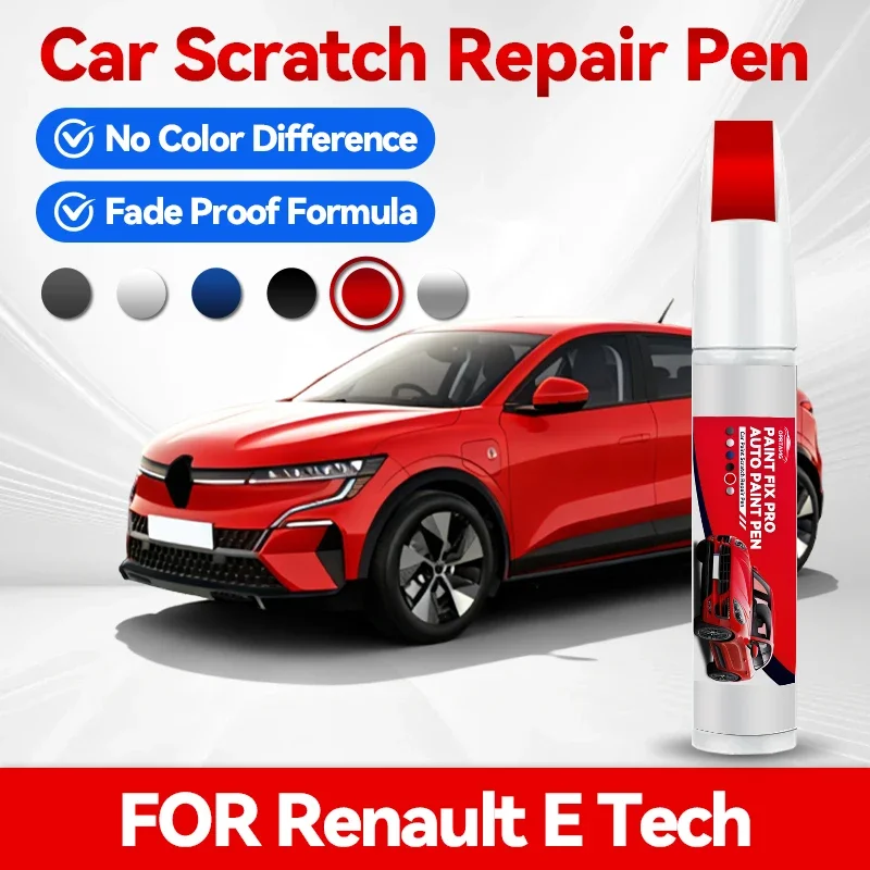 

Набор для ремонта лакокрасочного покрытия Renault Megane E-Tech 2014-2025: кисть, карандаш для подкраски, средство для удаления царапин, аксессуары для самостоятельного ремонта автомобиля