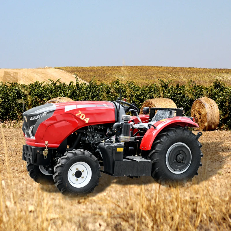 

Mini 70HP 4WD Farm Tractor with Cab for Small Garden Agriculture Durable Core Components Including Pump Gearbox