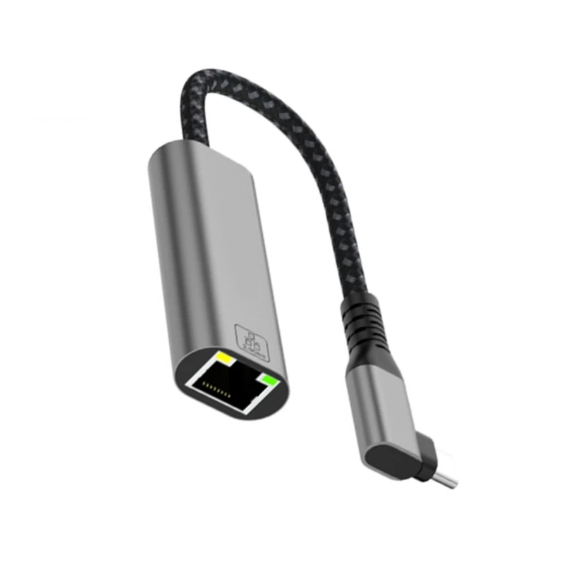 Adaptador Ethernet, Adaptador USB para RJ45 2.5Gbps Gigabit LAN para Laptops DropShipping