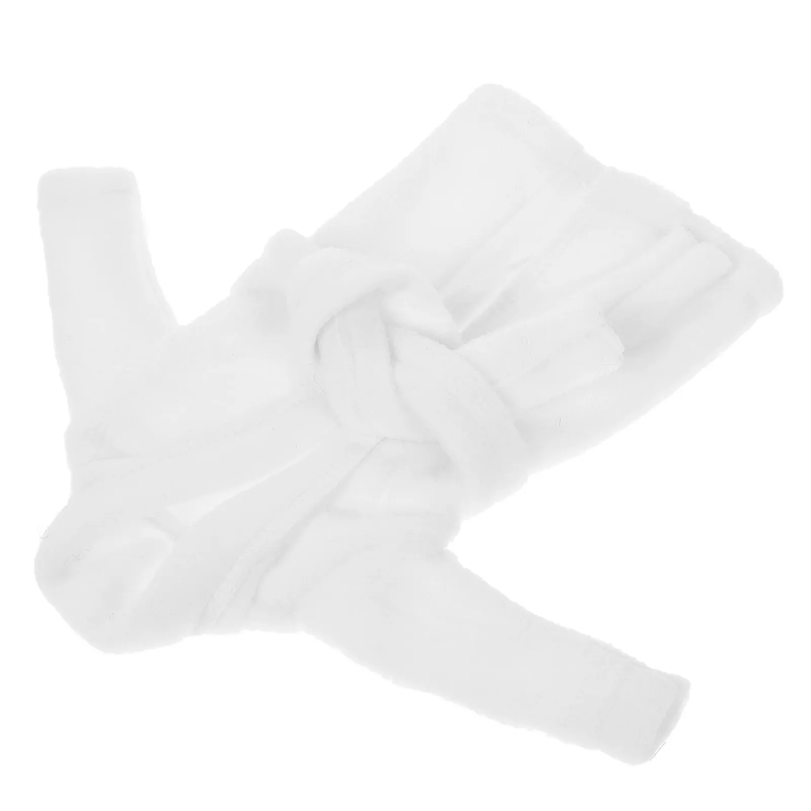 

Bathrobe for Miniature Christmas Themed Dressing Gown Party Accessory Cute Simple Robe Outfit Festive Display
