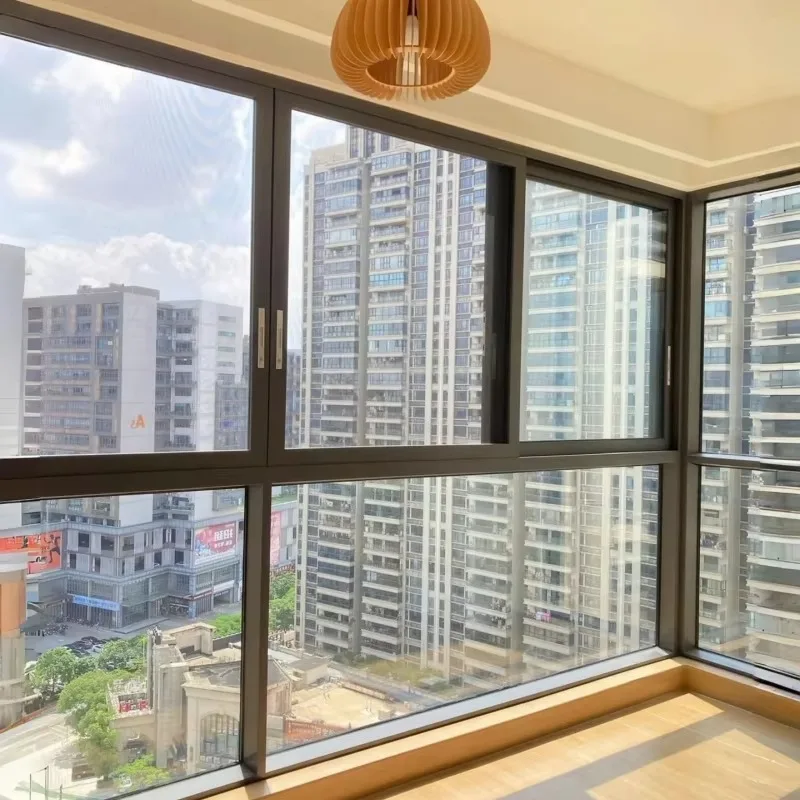 

Customization Modern Aluminum/Aluminium Sliding Windows for Balcony with Acrylic Glass, Sliding Blind Screen & Mosquito Net Syst