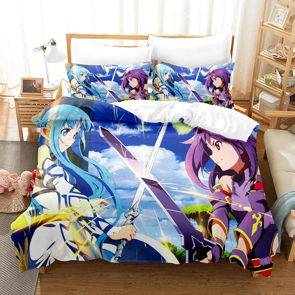 3D Sword God Domain Bedding Sets Duvet Cover Set With Pillowcase Twin Full Queen King Bedclothes Duvet Cover