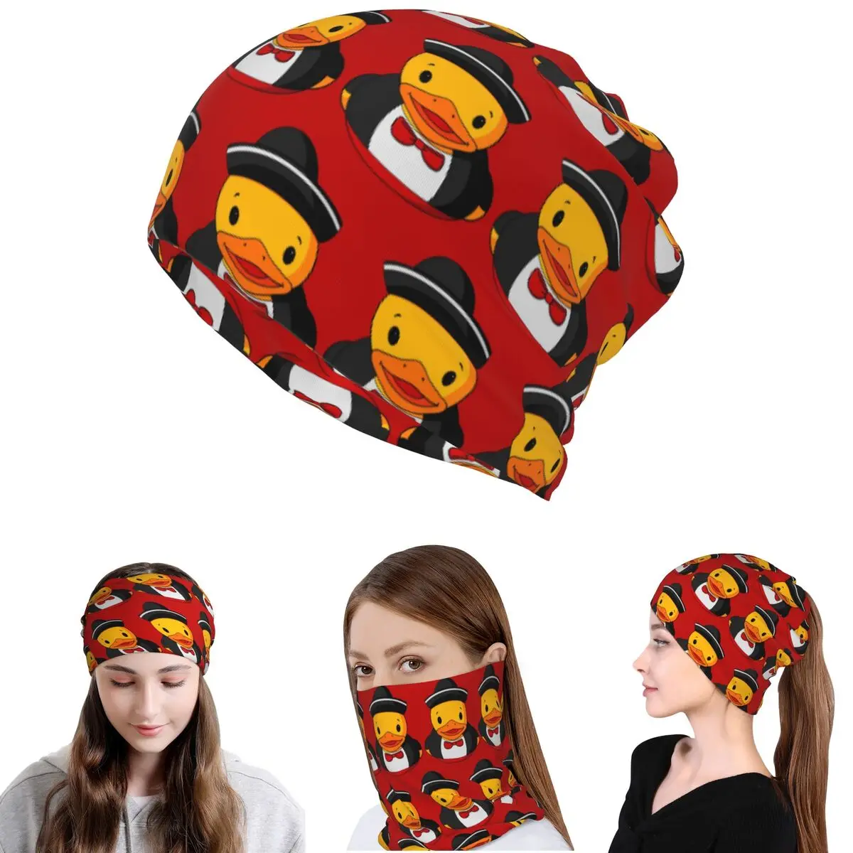 

Mariachi Rubber Duck Bandana Neck Gaiter Face Scarf Warm Face Mask Beanies Hat for Men Women Adult Breathable