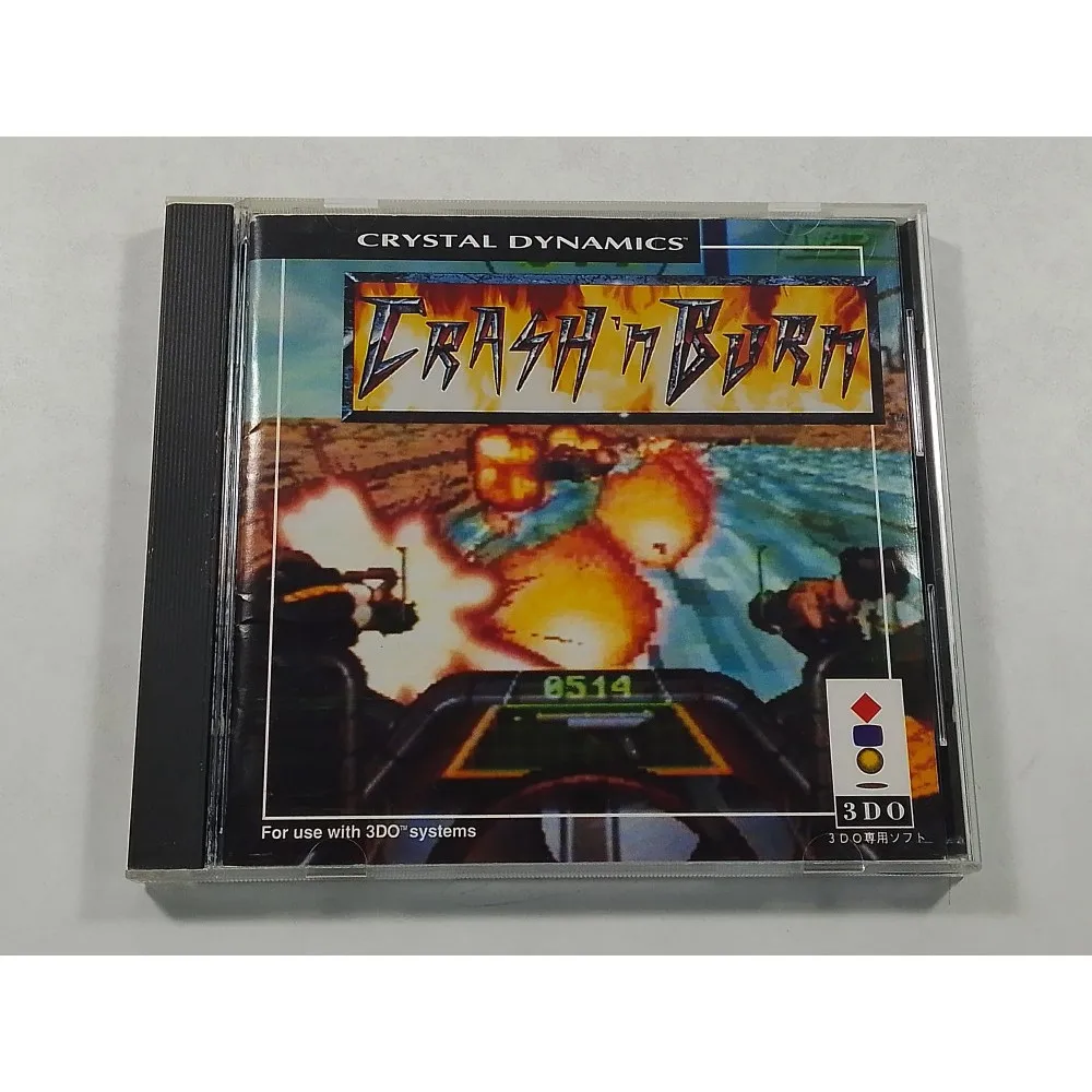 

3DO CD Copy Disc CRASH'N BURN Unlock 3do Console Game Optical Drive Retro Video Direct Reading Game Parts