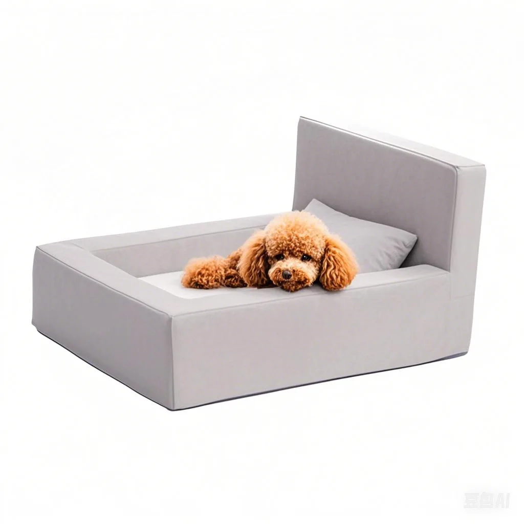

Dog Bed Comfortable Stylish Cloth Bed for Winter Top-Notch Pampered Pet Dog Bed Solid Pattern Carton
