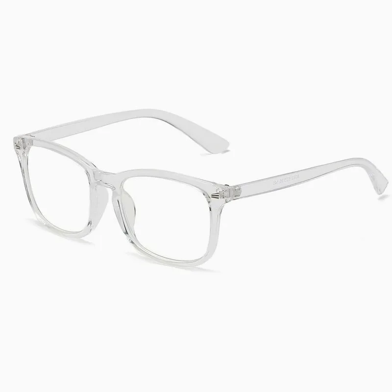 مجموعة مكونة من 3 قطع من النظارات البسيطة والعصرية المضادة للضوء الأزرق، بسيطة وعصرية