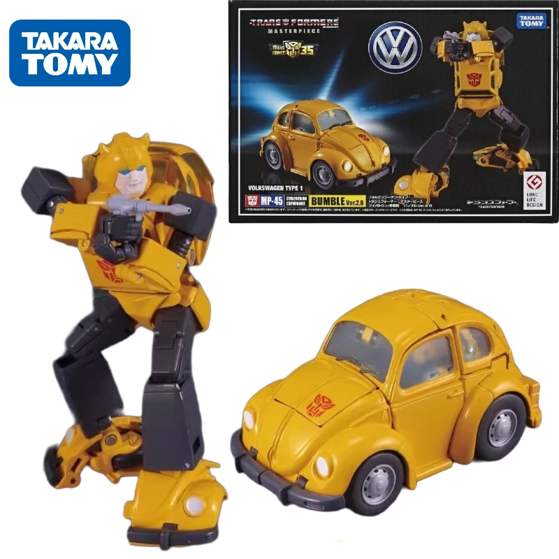 In Stock Takara Tomy Transformers Master MP-45 Bumblebee 2.0 mp45 Robot Anime Action Model Toys Gift