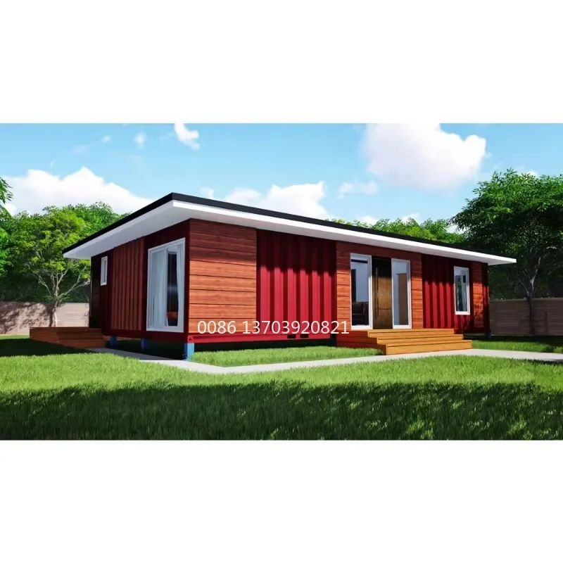 China Factory Luxury 40ft Prefab Home Steel Container Housing for Sale for Villas Hotels Shops Offices Kiosks