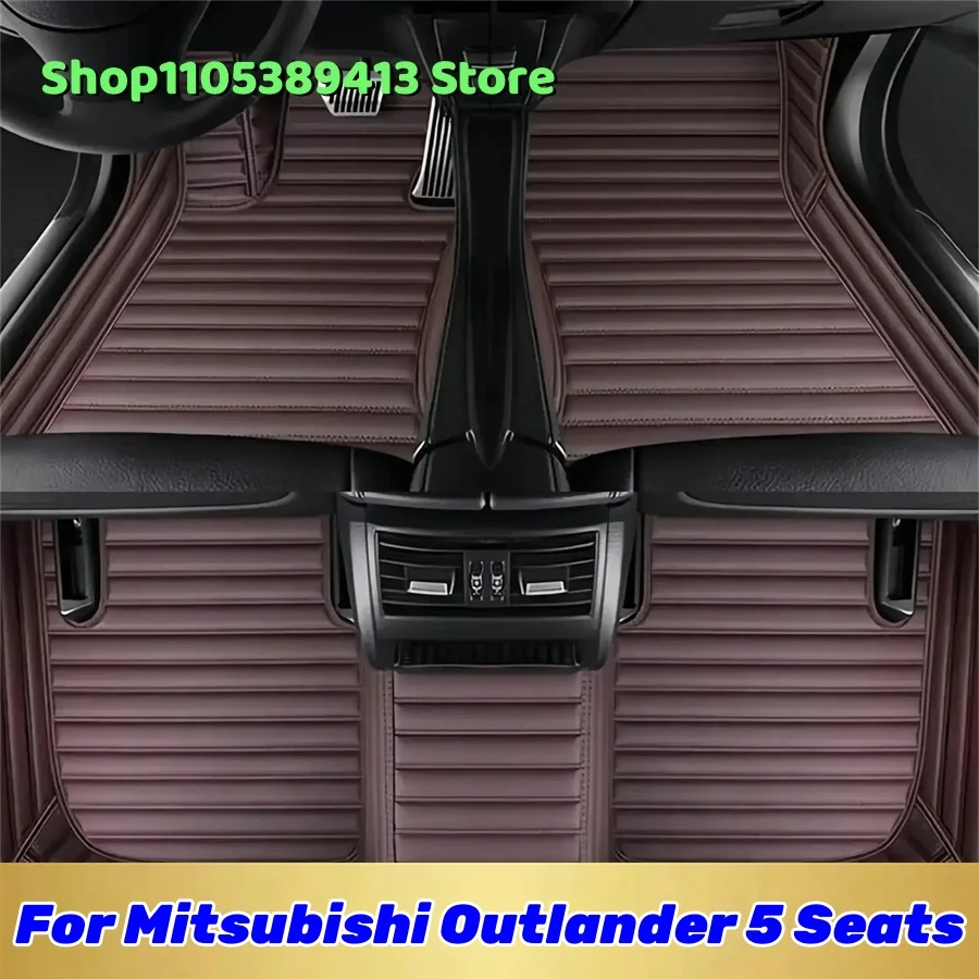 

Автомобильные коврики из кожи на заказ для Mitsubishi Outlander 5 мест 2025 2026 2027, аксессуары для автомобиля