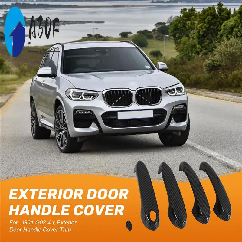 

A30F-Carbon Fiber Outside Exterior Door Handle Cover Trim For-BMW 3 5 6 Series G20 G30 G31 G32 G01 G02 G05 G06 X3 X4 X5 X6 X7