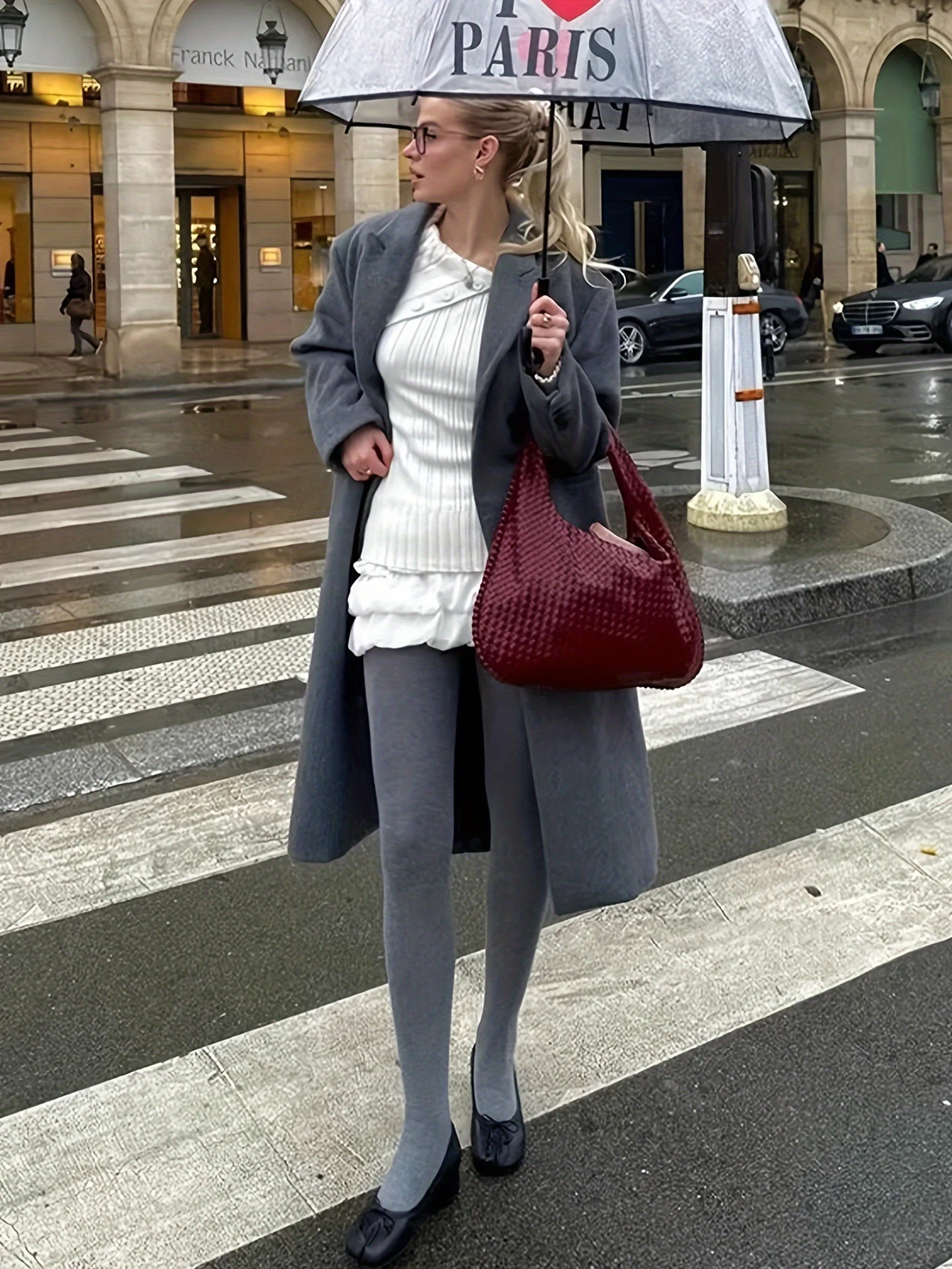 150 g Ajuste 15-25 ° C Otoño e Invierno Leggings de mujer de rayas verticales Medias de una pieza de color sólido calcetín pantimedias antiestáticas