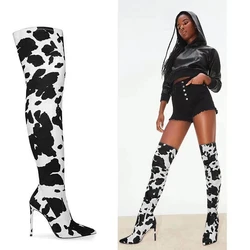 Winter New Women's Shoes Thin High Heel Sexy Party Boots Over The Knee Boots Lady Shoes Plus Size 35-43 Long Boots 2023