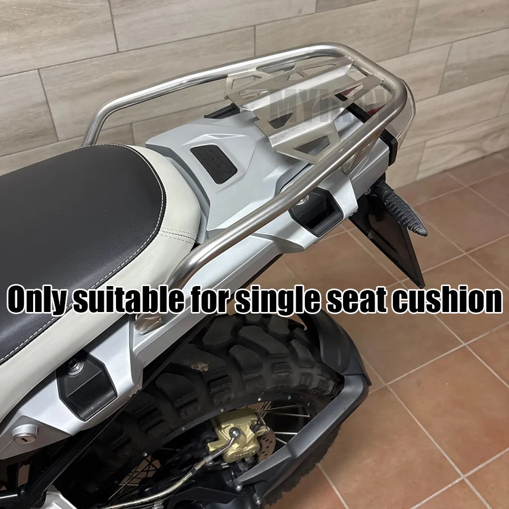 For BMW R1200GS R1250GS LC ADV GS1250 Adventure 2014-2023 Rear Luggage Top Case Rack Bracket Stainless Steel Short Trunk Support