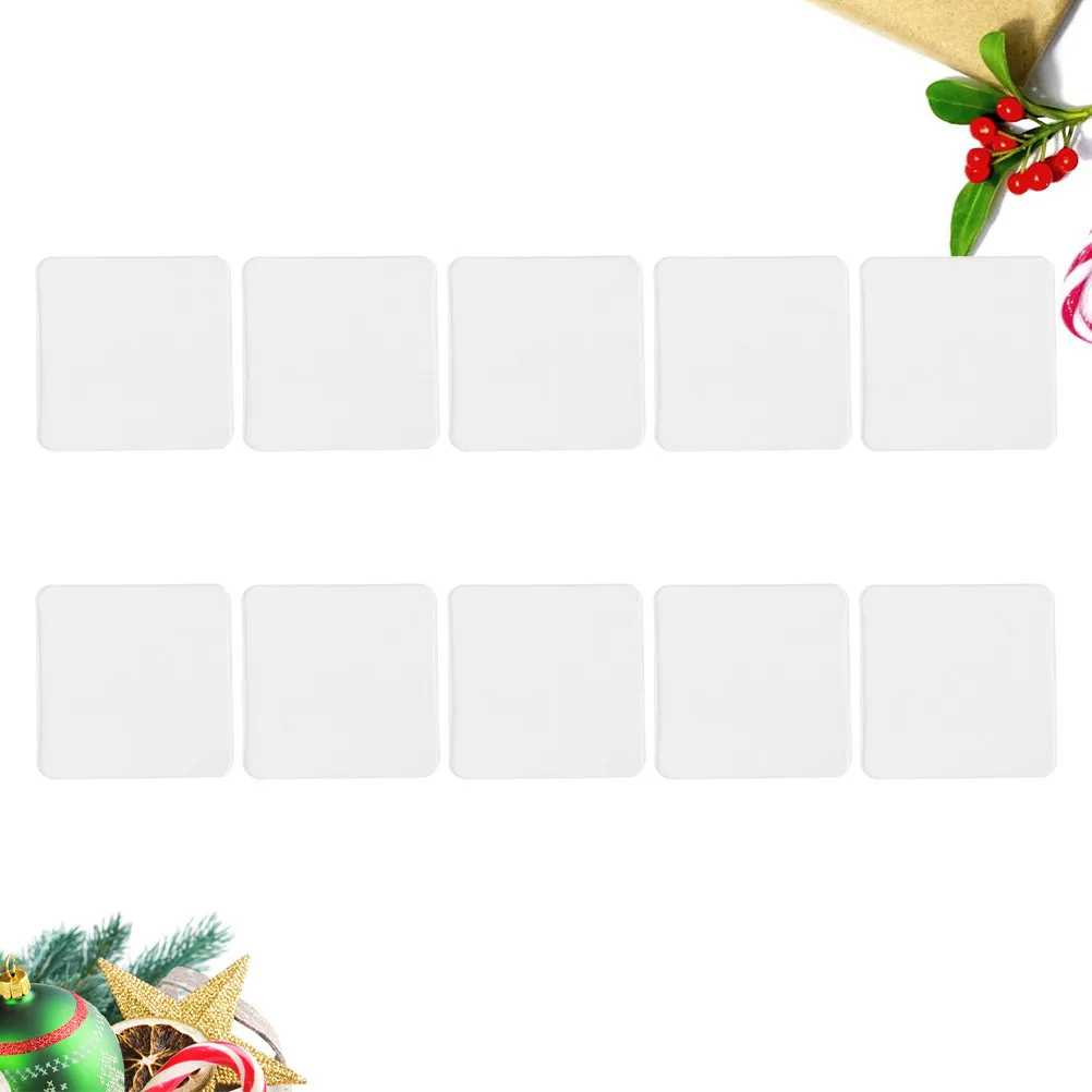 20Pcs Strong Nano Adhesive Tape Transparent Double-Sided Waterproof Reusable Sticker Multifuntional Traceless Paste for Kitchen