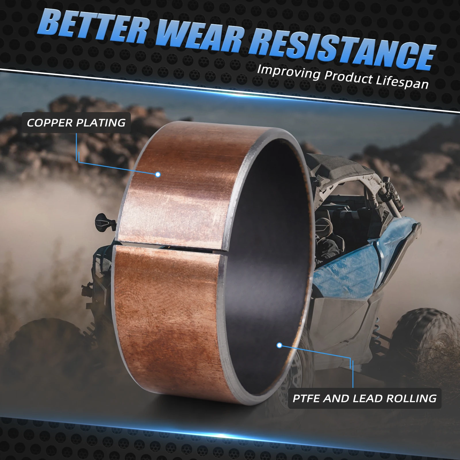 NICECNC X3 جلبة كاميرا القابض الثانوي من الفولاذ لـ Can Am Maverick X3 900 HO R RR Max R RR 4x4 استبدال 420280636 و420280706