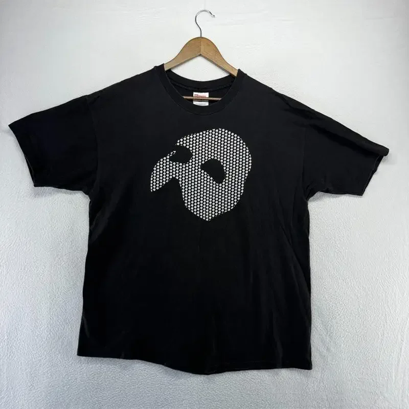 Vintage Phantom Of the opera T Shirt Men's Xl Black Mask Theatre Play 90s