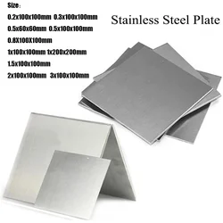 1個304 stainles鋼の正方形プレートポリッシュプレートシート厚い薄型厚さ1ミリメートル1.5ミリメートル2ミリメートル3ミリメートル0.8ミリメートル0.5ミリメートル