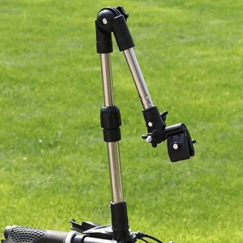 Schirmhalterung für Fahrräder, Rollstuhl, Kinderwagen, Schirmrahmenständer, starker, winddichter, kompakter Befestigung für die Mobilität im Freien