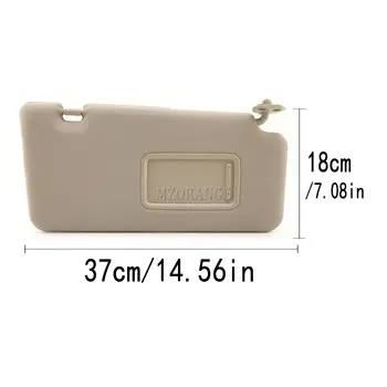 Sluneční clona se zrcátkem pro Nissan Tiida 2005 2006 -2010 béžová sluneční clona, přední čelní sklo, antireflexní díly 10 nejlepší prodej Sluneční clony pro Nissan Tiida - №5