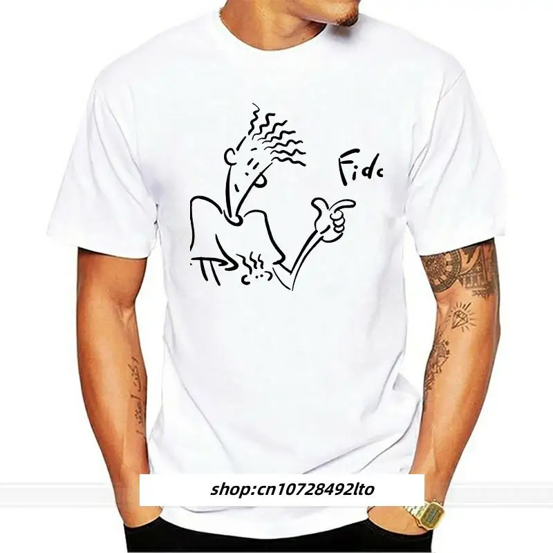 Fido Dido T Shirt Fido Dido Man T-Shirt Mens 6xl Tee Shirt Cotton Short-Sleeve Beach Printed Cute Tshirt