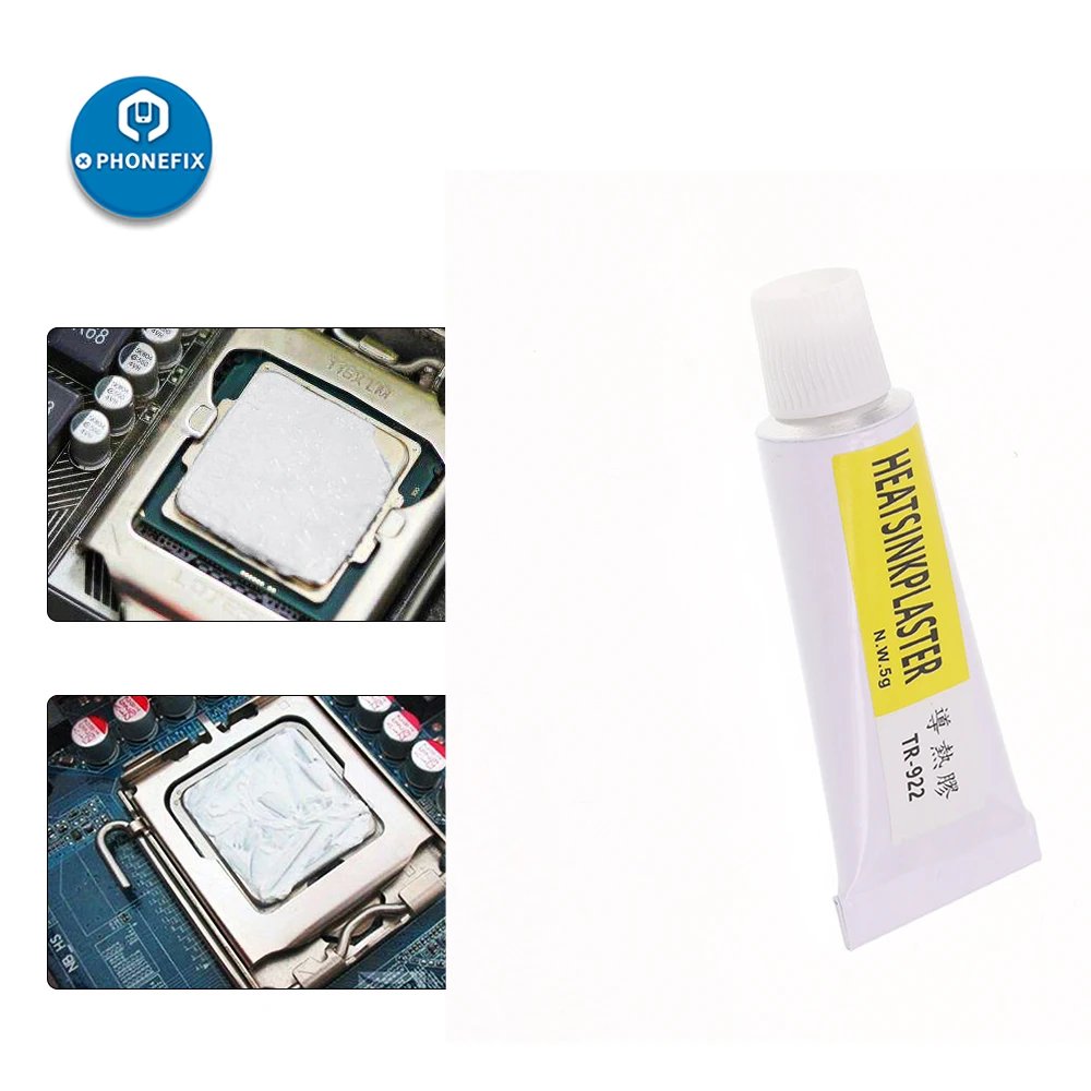 1/2/3pcs 5g White Thermal Grease Silicone Plaster Viscous Adhesive Glue For LED Chip VGA RAM Radiator Cooling Heat Sink Compound