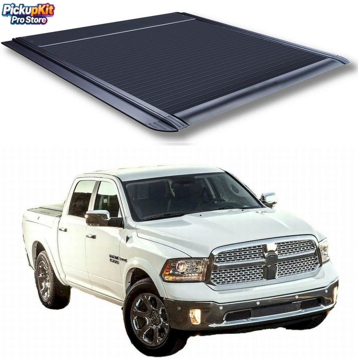 

Электрический выдвижной жесткий роликовый чехол для кровати Ram 1500, 6,5 футов — алюминиевый сплав, водонепроницаемый и запирающийся