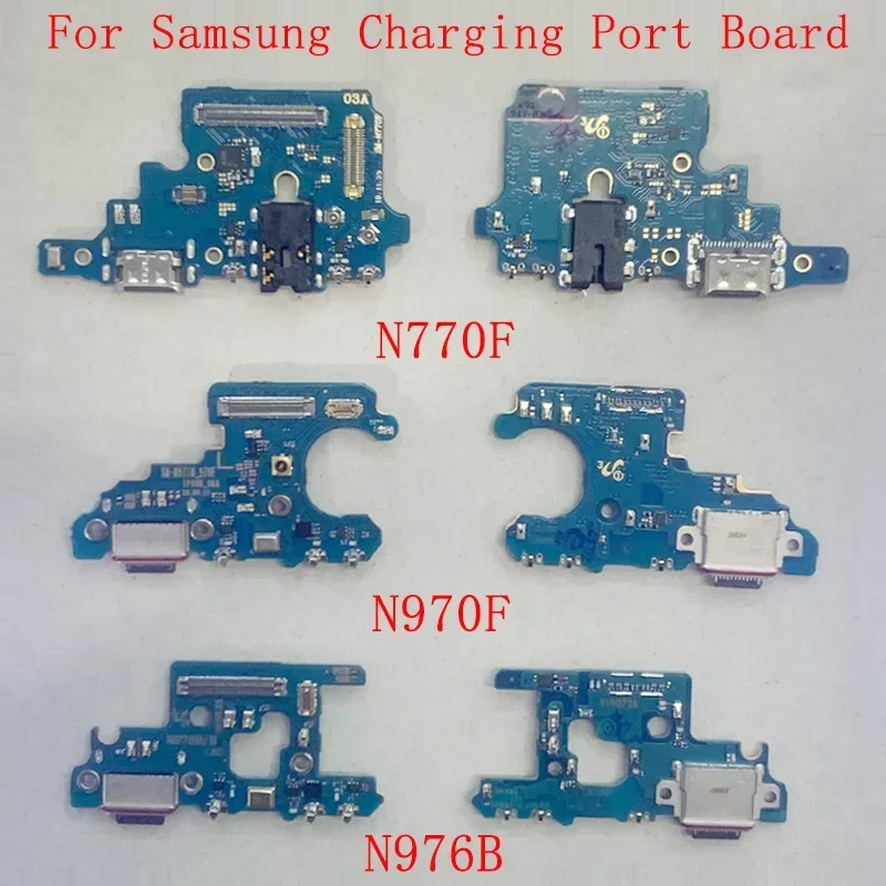 

USB Charging Port Connector Board For Samsung Note 10 N970F N975F N976B S10 Lite Note 10 Lite Flex Cable Repair Parts