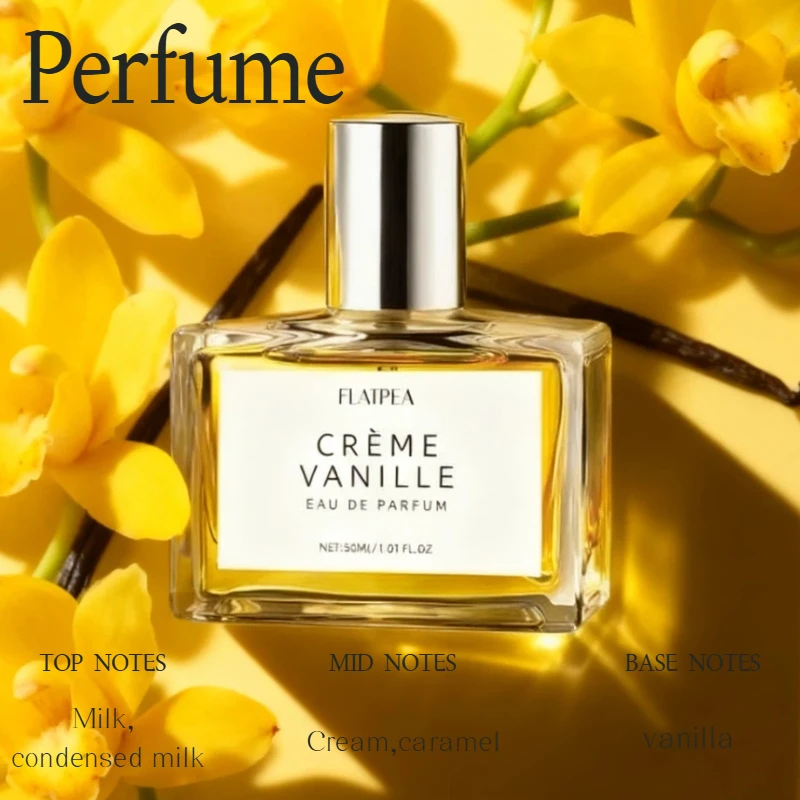 

Cream Vanilla Perfume Spray Jasmine Amber Scent Natural Freshness Long-lasting Fragrance Eau De Toilette Seductive Charm 30ML