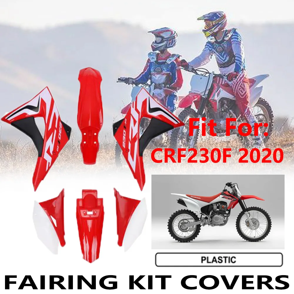 

Motorcycle Body Plastics Kits Parts For Honda CRF230F 2015-2017 CRF 230F 2020 Motorcross Electric Dirt Bike Complete