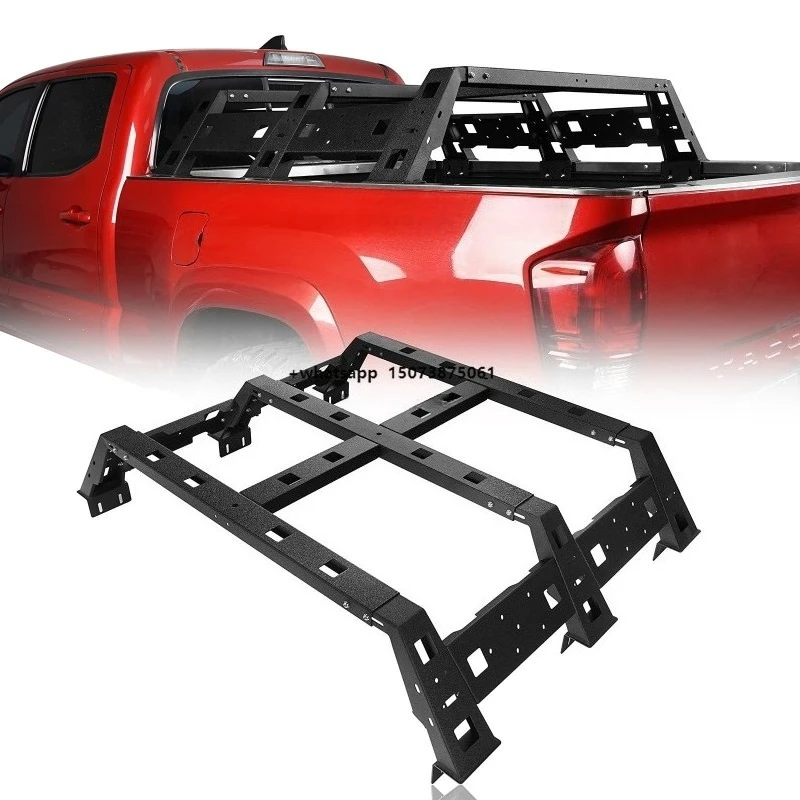 Hot Sell Bed Rack Truck Cargo Carrier Compatible With Wrangler Jt   2005-2022 2nd 3rd Gen